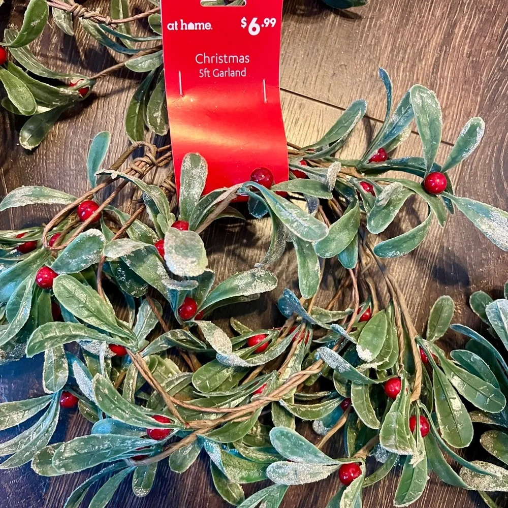 Holiday garland and stems